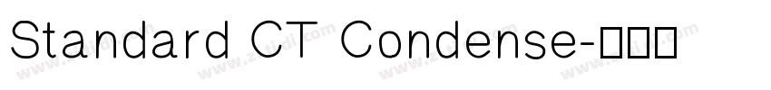 Standard CT Condense字体转换